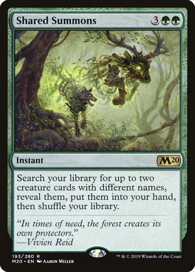 Shared Summons [Core Set 2020] | North Game Den