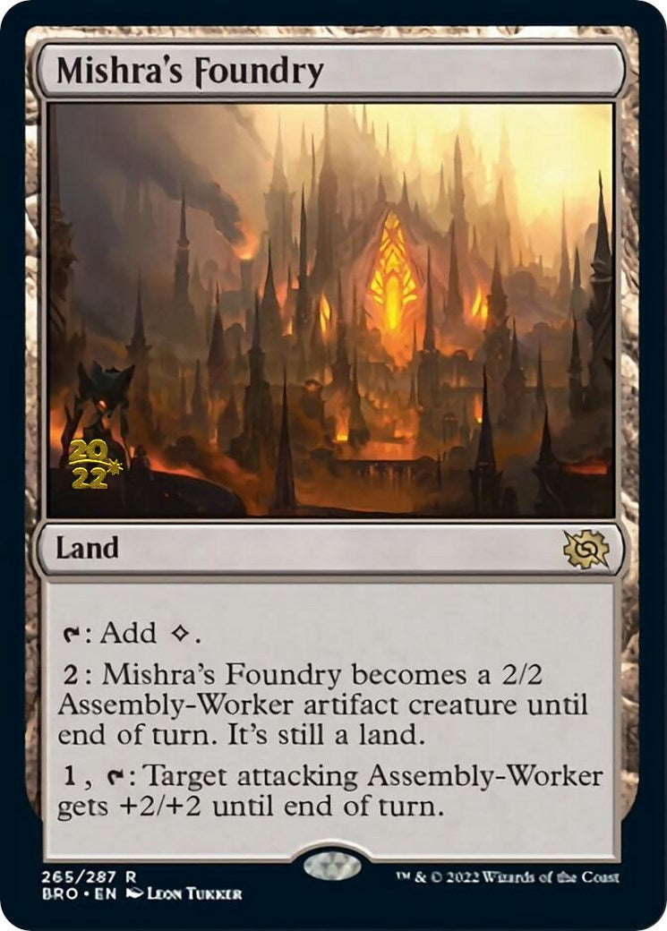 Mishra's Foundry [The Brothers' War: Prerelease Promos] | North Game Den