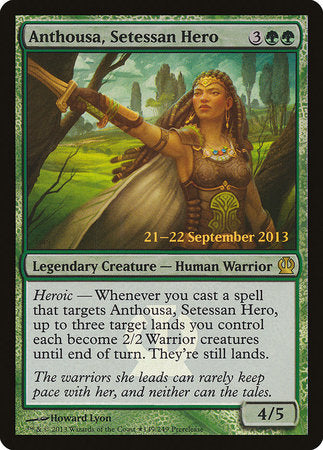 Anthousa, Setessan Hero [Theros Promos] | North Game Den