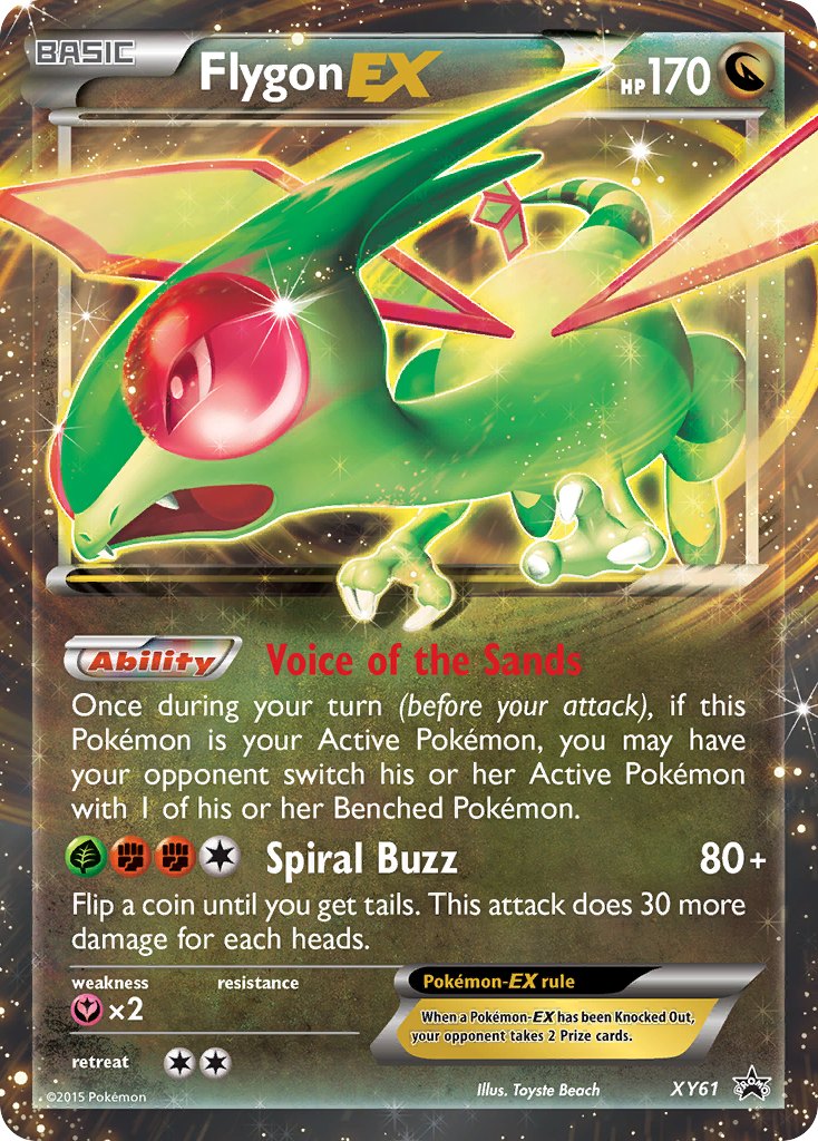 Flygon EX (XY61) [XY: Black Star Promos] | North Game Den