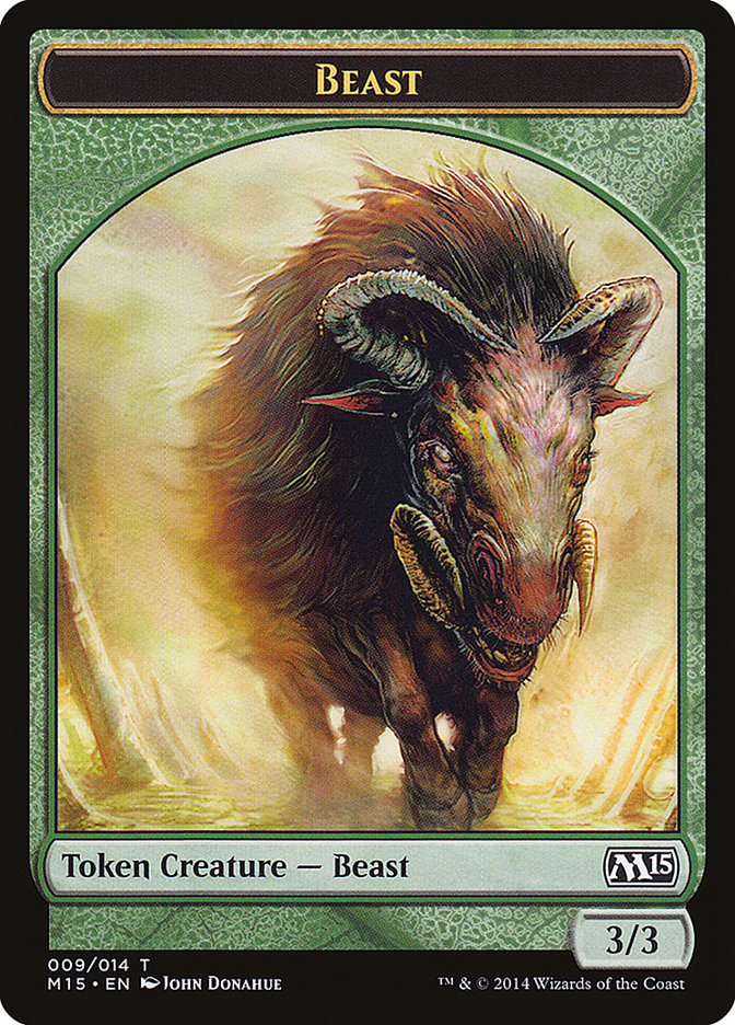 Beast (009/014) [Magic 2015 Tokens] | North Game Den