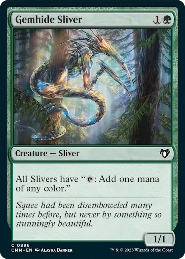 Gemhide Sliver [Commander Masters] | North Game Den