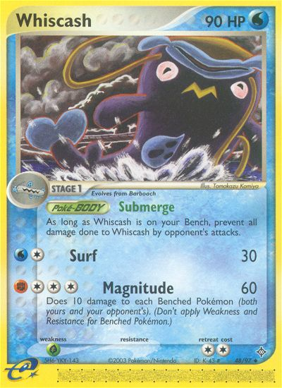 Whiscash (48/97) [EX: Dragon] | North Game Den