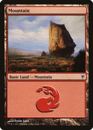 Mountain (77) [Duel Decks: Sorin vs. Tibalt] | North Game Den