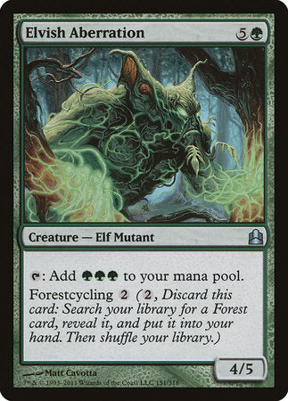 Elvish Aberration [Commander 2011] | North Game Den