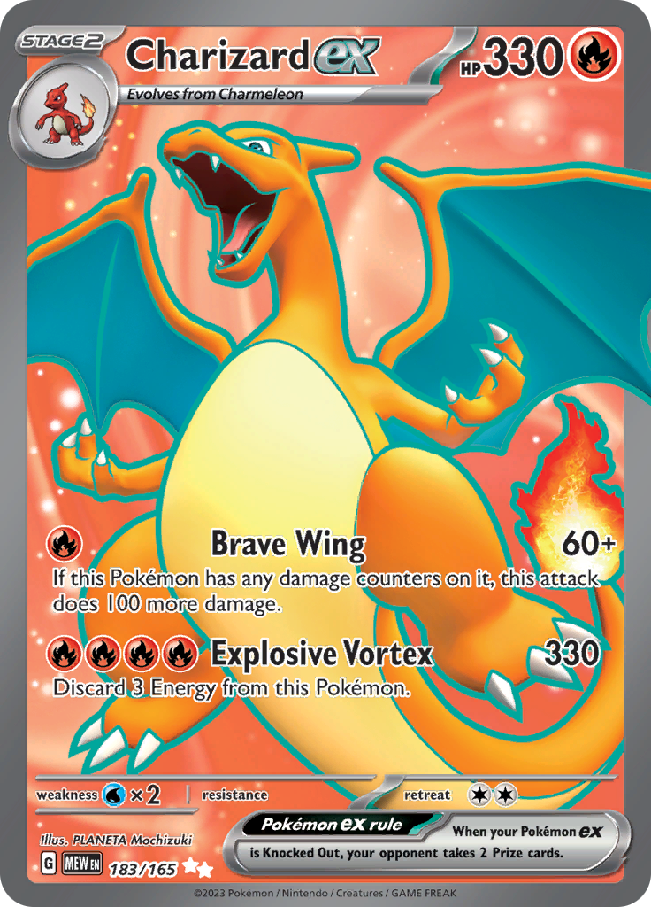 Charizard ex (183/165) [Scarlet & Violet: 151] | North Game Den