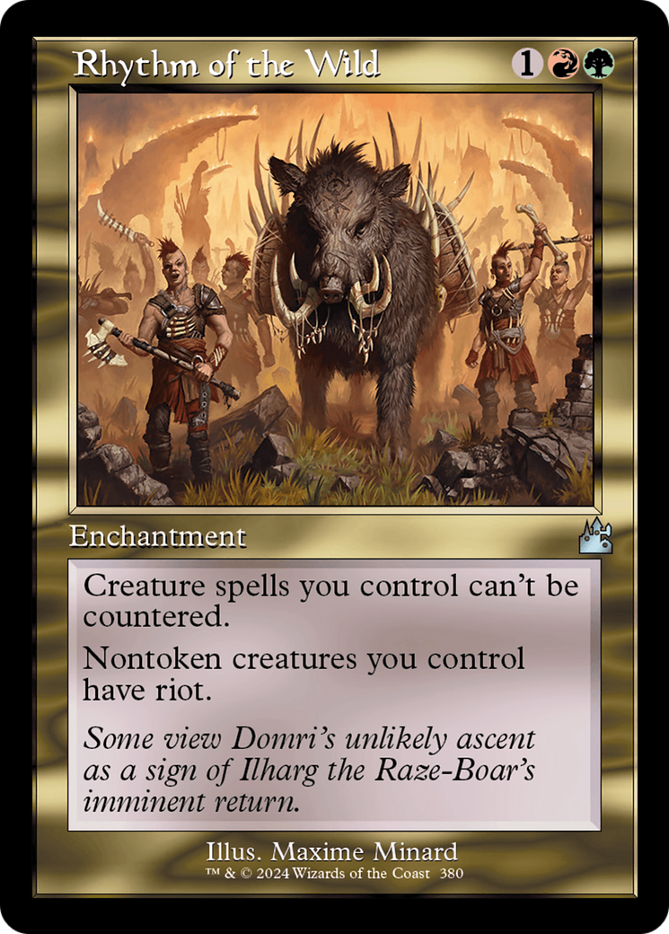 Rhythm of the Wild (Retro Frame) [Ravnica Remastered] | North Game Den