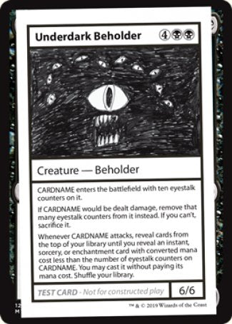 Underdark Beholder (2021 Edition) [Mystery Booster Playtest Cards] | North Game Den