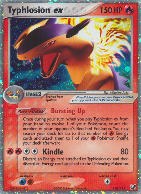 Typhlosion ex (110/115) [EX: Unseen Forces] | North Game Den