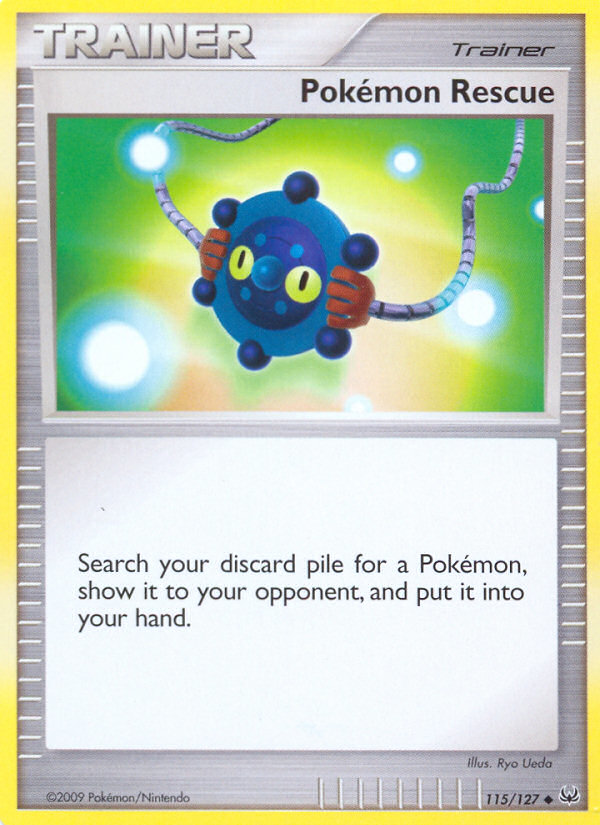 Pokemon Rescue (115/127) [Platinum: Base Set] | North Game Den
