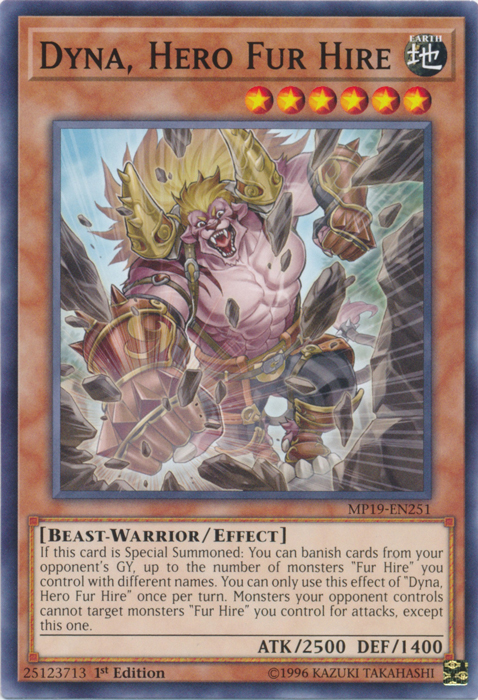 Dyna, Hero Fur Hire [MP19-EN251] Common | North Game Den