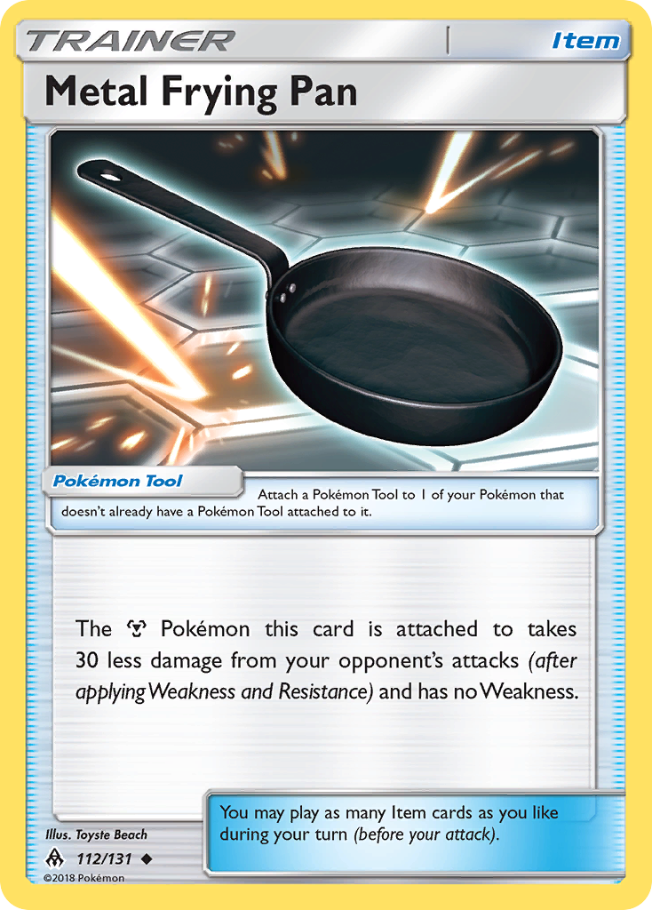 Metal Frying Pan (112/131) [Sun & Moon: Forbidden Light] | North Game Den