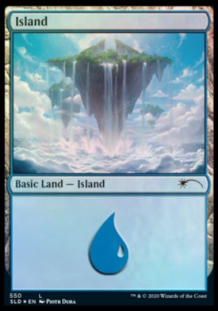 Island (Above the Clouds) (550) [Secret Lair Drop Promos] | North Game Den