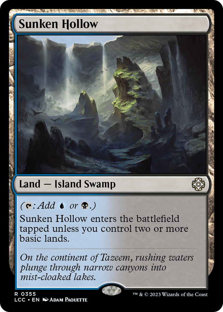 Sunken Hollow [The Lost Caverns of Ixalan Commander] | North Game Den