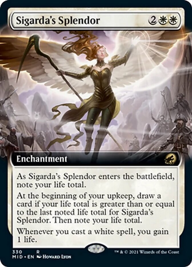 Sigarda's Splendor (Extended) [Innistrad: Midnight Hunt] | North Game Den