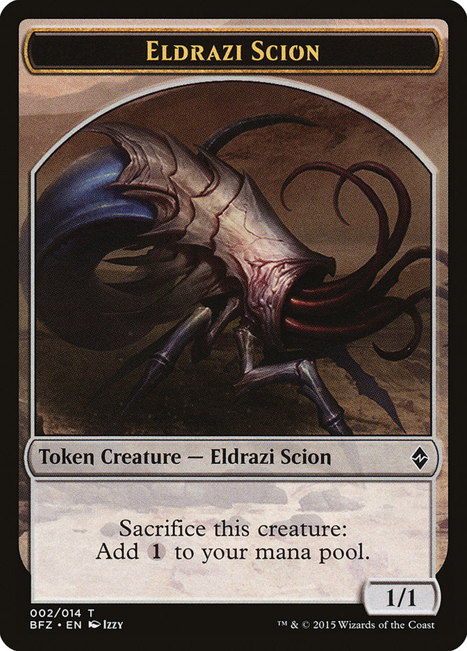 Eldrazi Scion (002/014) [Battle for Zendikar Tokens] | North Game Den