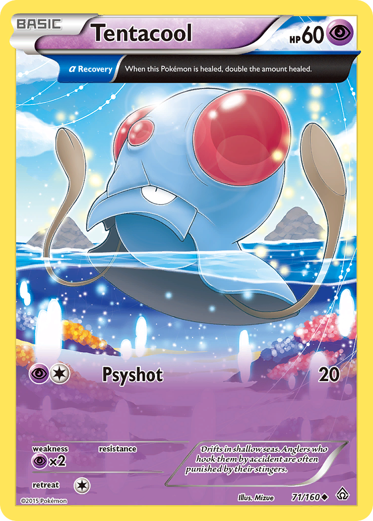 Tentacool (71/160) [XY: Primal Clash] | North Game Den