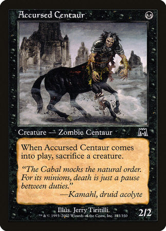 Accursed Centaur [Onslaught] | North Game Den