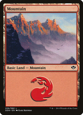 Mountain (36) [Duel Decks: Speed vs. Cunning] | North Game Den