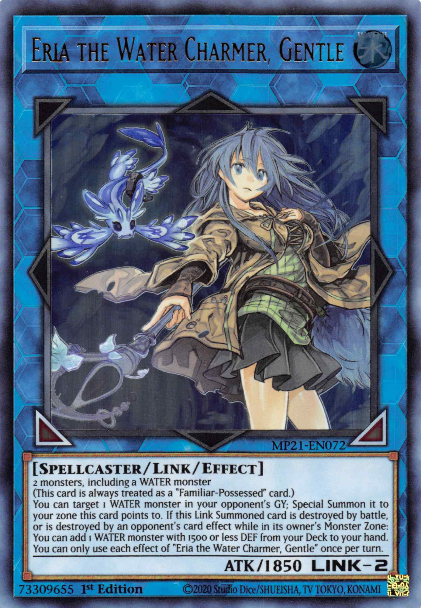 Eria the Water Charmer, Gentle [MP21-EN072] Ultra Rare | North Game Den