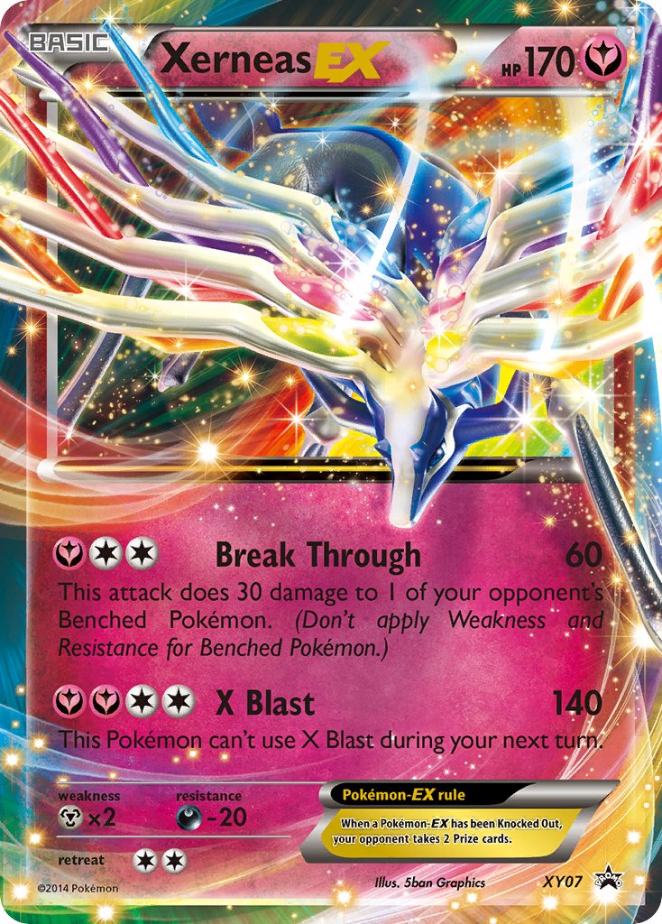 Xerneas EX (XY07) [XY: Black Star Promos] | North Game Den