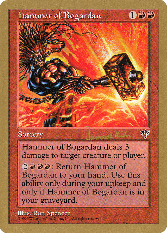 Hammer of Bogardan (Janosch Kuhn) [World Championship Decks 1997] | North Game Den