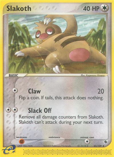 Slakoth (45/109) [EX: Ruby & Sapphire] | North Game Den