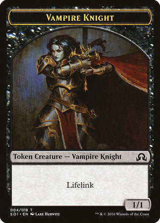 Vampire Knight Token [Shadows over Innistrad Tokens] | North Game Den