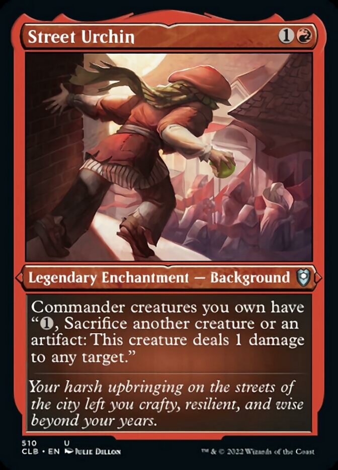 Street Urchin (Foil Etched) [Commander Legends: Battle for Baldur's Gate] | North Game Den