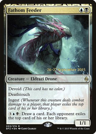 Fathom Feeder [Battle for Zendikar Promos] | North Game Den