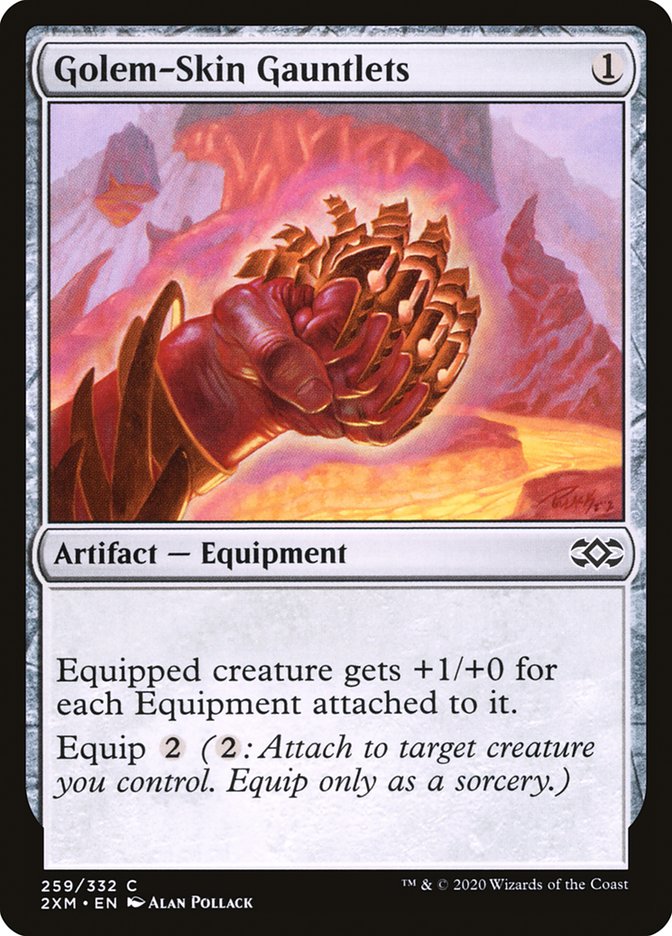 Golem-Skin Gauntlets [Double Masters] | North Game Den