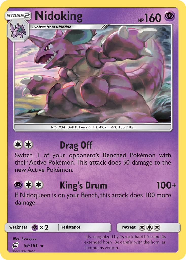 Nidoking (59/181) [Sun & Moon: Team Up] | North Game Den
