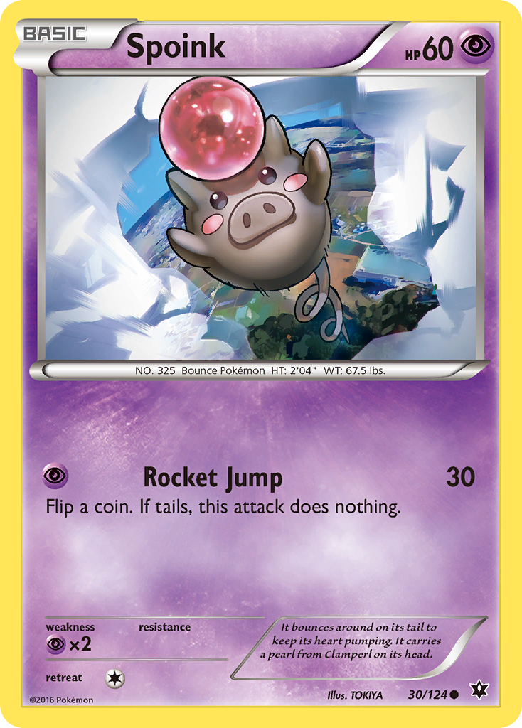 Spoink (30/124) [XY: Fates Collide] | North Game Den