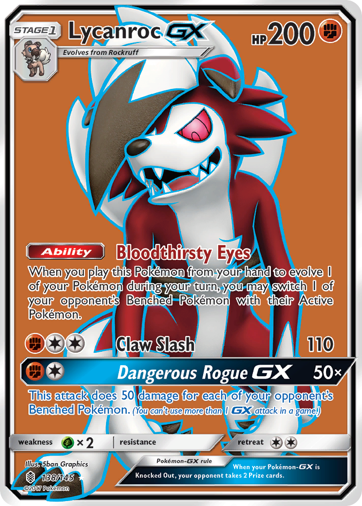 Lycanroc GX (138/145) [Sun & Moon: Guardians Rising] | North Game Den