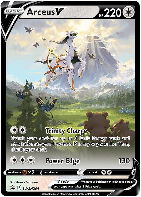 Arceus V (SWSH204) [Sword & Shield: Black Star Promos] | North Game Den