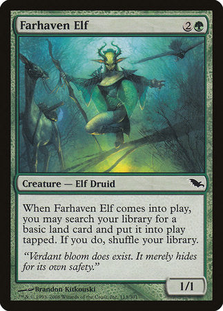 Farhaven Elf [Shadowmoor] | North Game Den