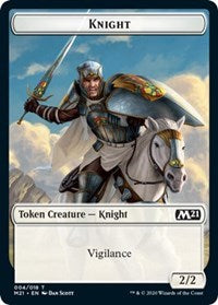 Knight // Pirate Double-sided Token [Core Set 2021 Tokens] | North Game Den