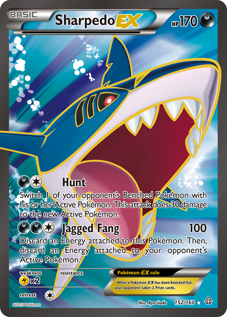 Sharpedo EX (152/160) [XY: Primal Clash] | North Game Den