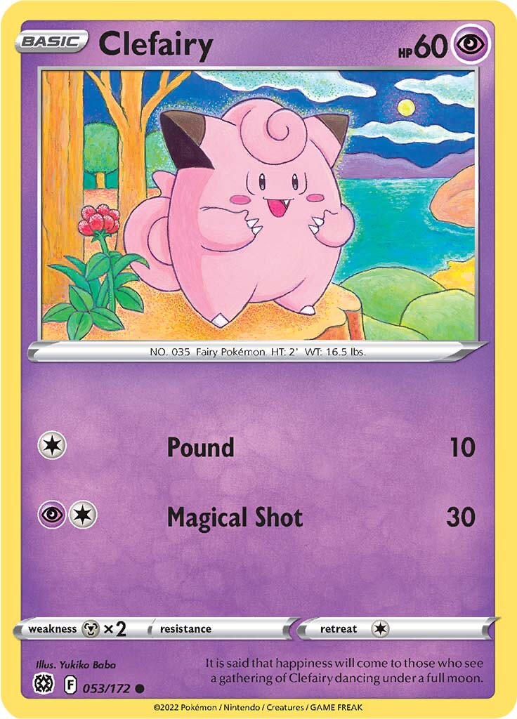 Clefairy (053/172) [Sword & Shield: Brilliant Stars] | North Game Den