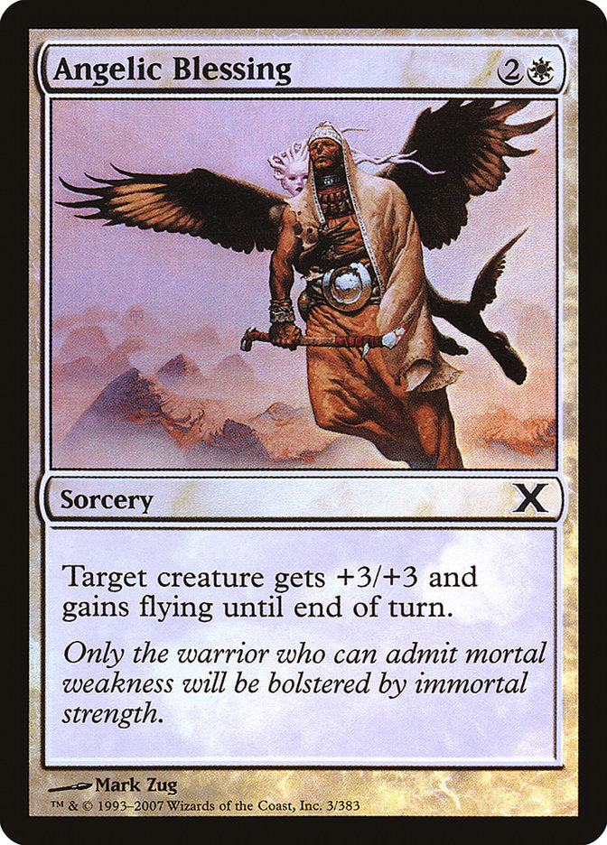 Angelic Blessing (Premium Foil) [Tenth Edition] | North Game Den