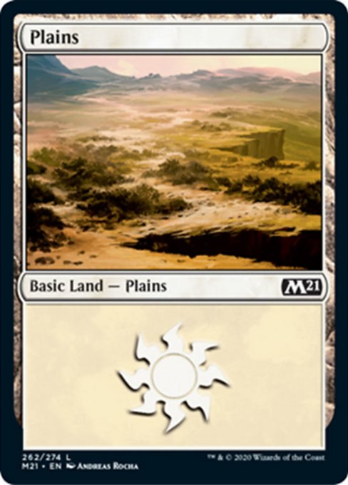Plains (262) [Core Set 2021] | North Game Den