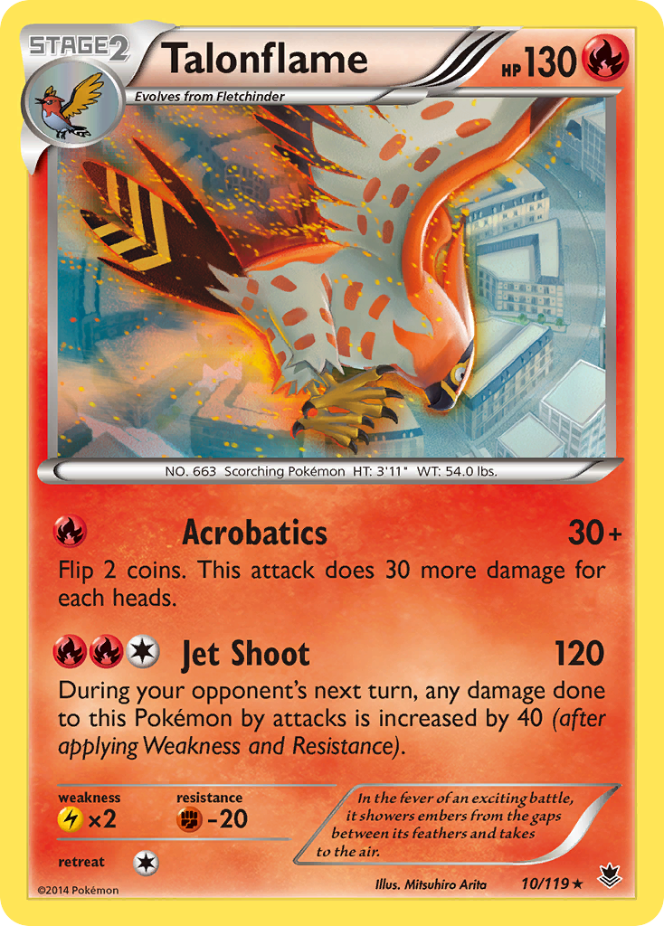 Talonflame (10/119) [XY: Phantom Forces] | North Game Den