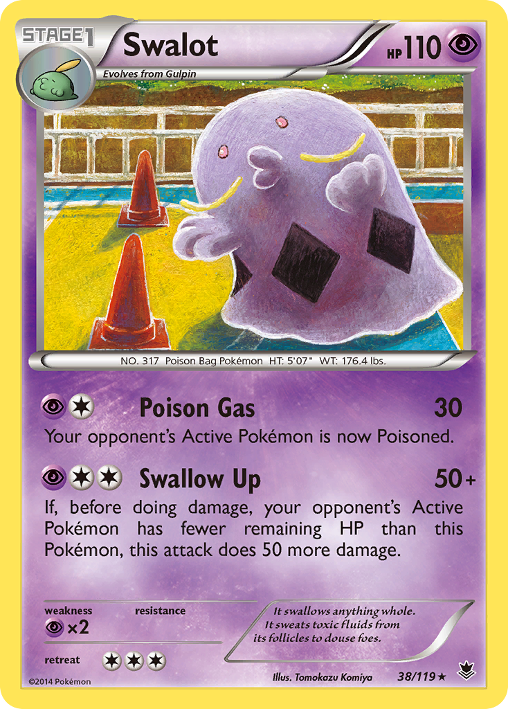 Swalot (38/119) [XY: Phantom Forces] | North Game Den