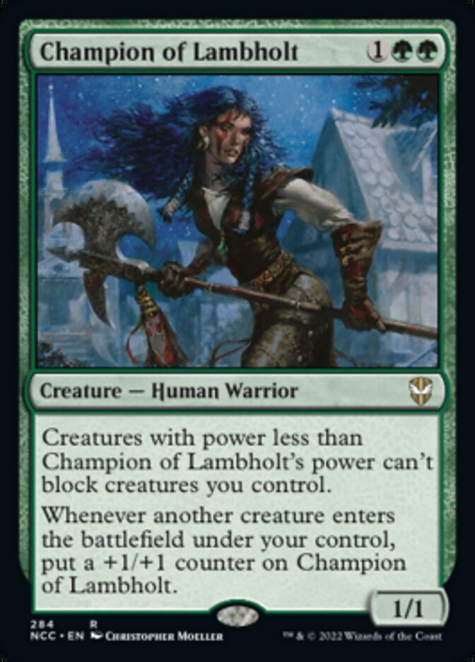 Champion of Lambholt [Streets of New Capenna Commander] | North Game Den