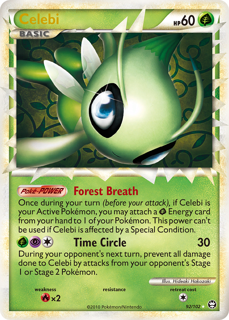 Celebi (92/102) [HeartGold & SoulSilver: Triumphant] | North Game Den