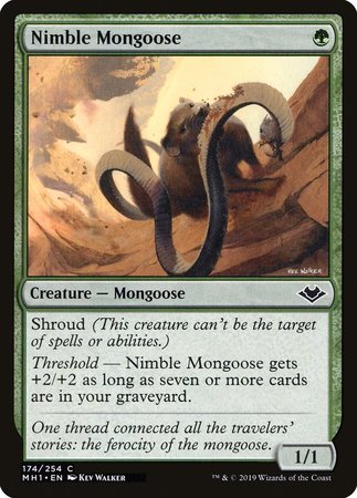 Nimble Mongoose [Modern Horizons] | North Game Den