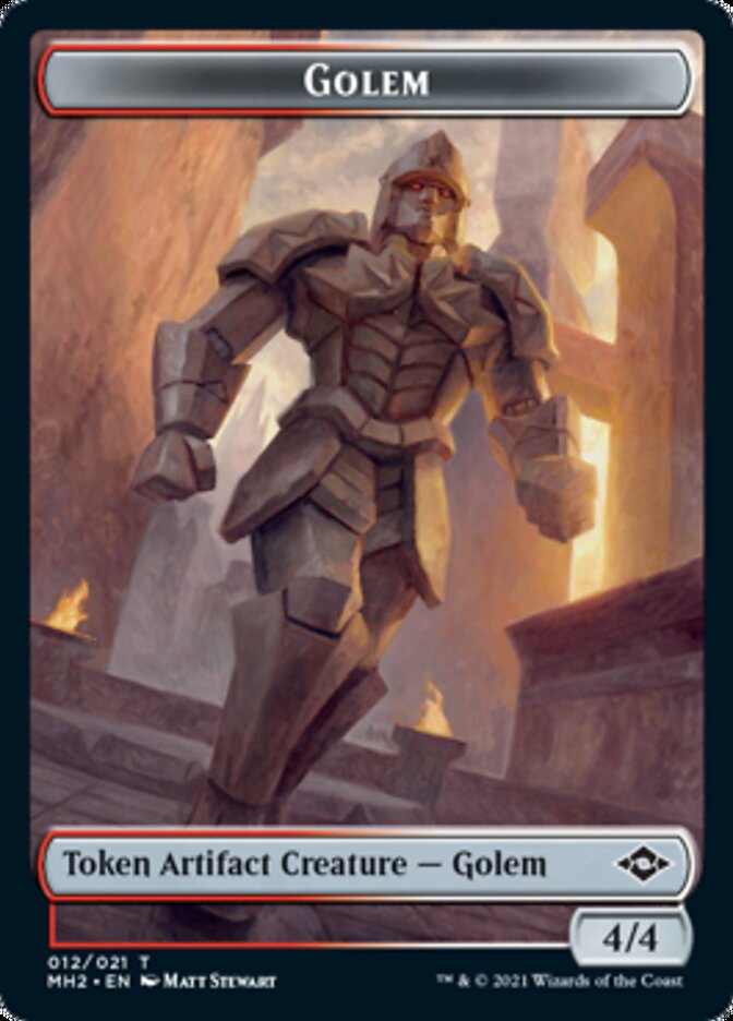 Golem Token [Modern Horizons 2 Tokens] | North Game Den