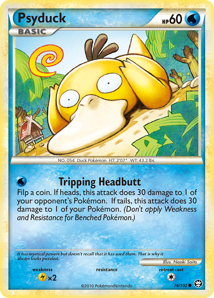 Psyduck (74/102) [HeartGold & SoulSilver: Triumphant] | North Game Den