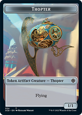 Elephant // Thopter Double-Sided Token [Starter Commander Decks] | North Game Den