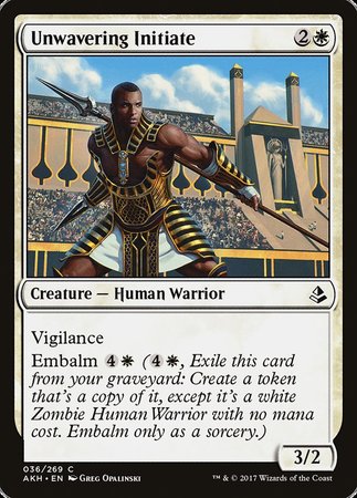 Unwavering Initiate [Amonkhet] | North Game Den